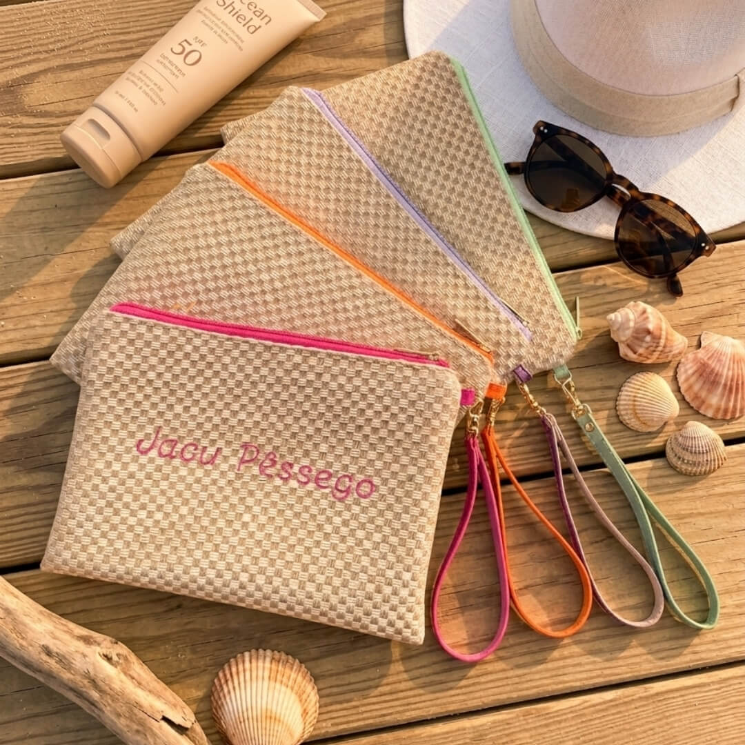 Necessaire Clutch Palha - Imagem 8